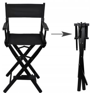 Krzesło do makijażu drewniane 16