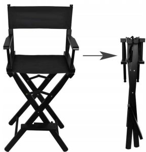 Krzesło do makijażu drewniane 4