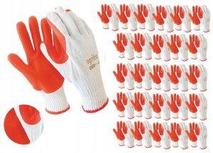 LEGO Rękawice Brukarskie / white-orange / Size: 10 - XL / OX-ORANGINA - 120 szt. 11