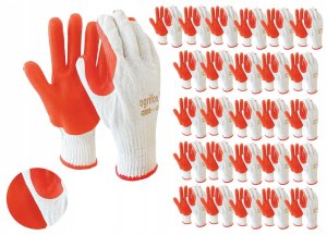 LEGO Rękawice Brukarskie / white-orange / Size: 10 - XL / OX-ORANGINA - 120 szt. 15