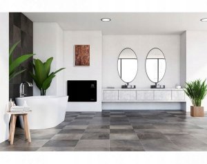 Przenośny grzejnik WARMTEC EGW 1000W czarny z WiFi 5
