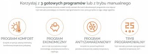 Przenośny grzejnik WARMTEC EGW 1000W czarny z WiFi 8