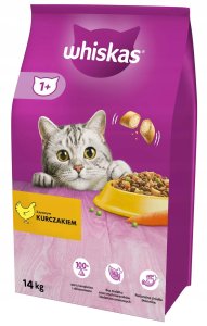WHISKAS Sucha Kurczak 14kg 15