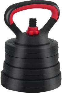 vidaXL Zestaw hantli 4 w 1 Czarny i czerwony 121 x 19,5 x 19,5 cm 5