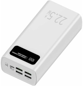Powerbank Leotec Powerbank LEPOW30W22W Biały 30000 mAh 6