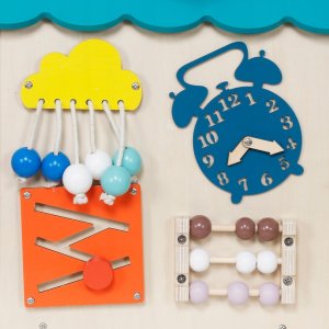 Bkids 2Kids Toys Activity board Domek turkusowy 6