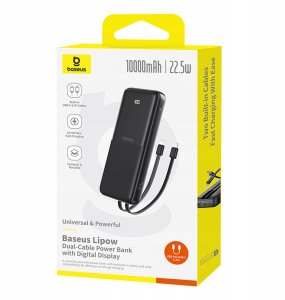 Powerbank Baseus Lipow 10000mAh Czarny 12