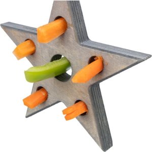 Trixie Zabawka Świąteczna dla gryzoni Gwiazda na przysmaki szara 14x17cm [TX-92655] 5