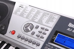 RockJam RJ661-SK Keyboard 61 klawiszy Zestaw stojak taboret i słuchawki 6