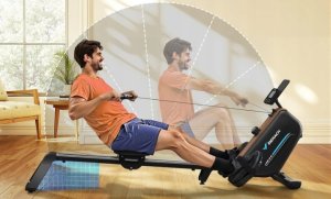 Wioślarz Merach R15B2 Wioślarz magnetyczny 16 poziomów oporu max 160kg 2