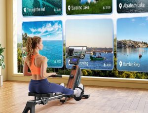 Wioślarz Merach R15B2 Wioślarz magnetyczny 16 poziomów oporu max 160kg 4