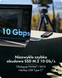 Icy Box Obudowa M.2 NVMe i SATA USB 3.2 Gen 2, 10 Gbit/s IB-1827MCP-C31 4