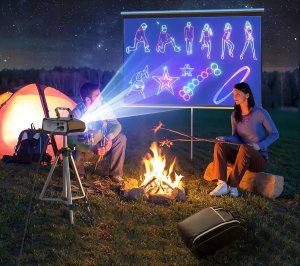 LIGHT4ME projektor laserowy światło dyskotekowe DMX512 4