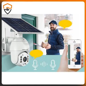 Zewnętrzna Obrotowa Kamera Solarna 2Mpx GSM ALARM 3