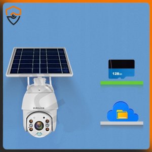 Zewnętrzna Obrotowa Kamera Solarna 2Mpx GSM ALARM 4