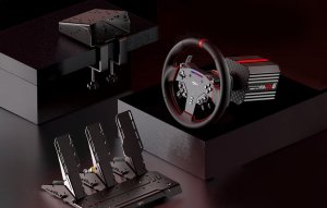 Kierownica PXN VD6 Bundle DP gaming set - VD6 base + WDS R2 steering wheel + pedals + Z9 clamp 6