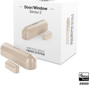 Fibaro Czujnik otwarcia/zamknięcia dzrzwi/okno 2 kość słoniowa (FGDW-002-4 EU) 1