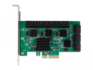 Kontroler Delock 16 portowy SATA PCI Express x4 Card 3
