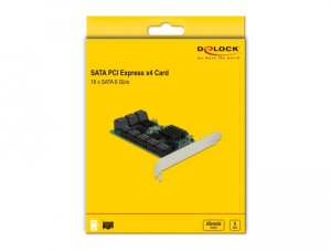 Kontroler Delock 16 portowy SATA PCI Express x4 Card 4