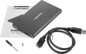 Kieszeń Natec 2.5" SATA - USB 3.0 Rhino Go Czarna (NKZ-0941) 7