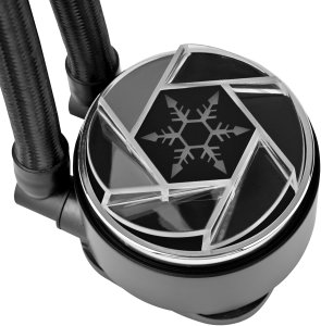 Chłodzenie wodne SilverStone NovaPeak 360 ARGB Procesor Zestaw do chłodzenia płynami 12 cm Czarny 1 szt. 6