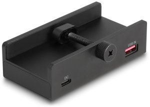 HUB USB Delock huby i koncentratory USB 2.0 Type-A 5000 Mbit/s Czarny 2