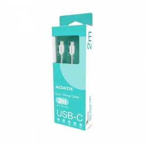 Kabel USB ADATA CACC-200PN-WH kabel USB USB 2.0 2 m USB C Biały 2