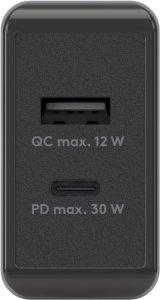 Ładowarka Goobay 61673 ładowarka do urządzeń przenośnych Uniwersalne Czarny Prąd przemienny Szybkie ładowanie Wewnętrzna 3