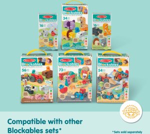 Melissa & Doug MDT BBN Blockables Vehicles GML 9