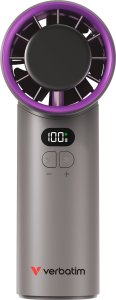 Masażer Verbatim Cool 'n' Go Ice Touch Szary, Fioletowy Wentylator ręczny 2