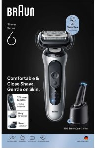 Braun Series 6 62-S7650cc Golarka foliowa Przycinarka Srebrny 3