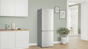 Lodówka Bosch Serie 4 KGN362LAF lodówko-zamrażarka Wolnostojący 321 l A Metaliczny 2