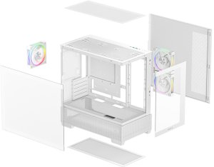 Obudowa Deepcool CG380 3F biała (R-CG380-WHAGM3-G) 10