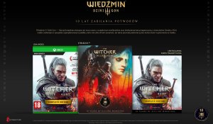 CDProjekt XSX WIEDŹMIN 3: DZIKI GON - EDYCJA KOMPLETNA + JUBILEUSZOWY STEELBOOK 2