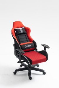 Fotel Cobra Rebel CR200 Czerwono-czarny (CR200 czerwono-czarny) 3