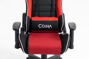 Fotel Cobra Rebel CR200 Czerwono-czarny (CR200 czerwono-czarny) 4