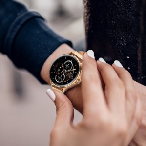 Smartwatch Kodak Smartwatch SW-7211 Różowe Złoto Pulsometr GPS Android iOS 2