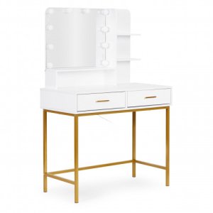 Toaletka kosmetyczna ModernHome z oświetleniem LED i szufladami 5