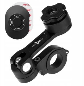 eXtremestyle Uchwyt Motocyklowy Antywibracyjny Na Telefon R20B Czarny 2