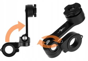 eXtremestyle Uchwyt Motocyklowy Antywibracyjny Na Telefon R20B Czarny 3