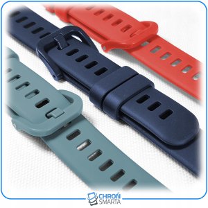 ChronSmarta Pasek Classic Silicone do smartband'a Huawei Band 7 (Khaki) 5