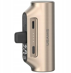 Powerbank Usams Powerbank PB79 Mini Tail Plug Portable 3000mAh USB-C beżowy 2