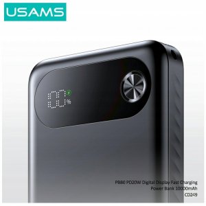 Powerbank Usams Powerbank USAMS PB80 PD20W 10000mAh czarny 2