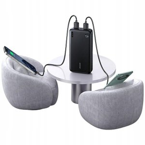 Powerbank Usams Powerbank PB83 2xUSB-A 1xUSB-C 20000mAh czarny 6