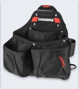 Kieszeń Ciesielska Diggers Quick Click BlackRed 36