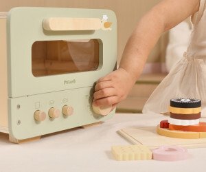 Viga Toys 44260 PolarB Drewniana kuchenka piekarnik i zestaw ciastek 11