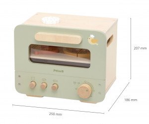 Viga Toys 44260 PolarB Drewniana kuchenka piekarnik i zestaw ciastek 12