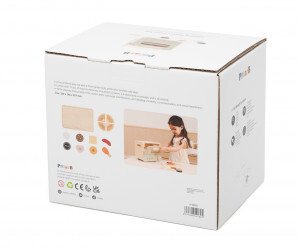 Viga Toys 44260 PolarB Drewniana kuchenka piekarnik i zestaw ciastek 14