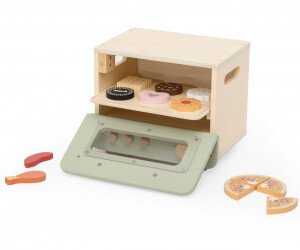 Viga Toys 44260 PolarB Drewniana kuchenka piekarnik i zestaw ciastek 2