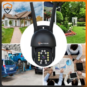 KAMERA WIFI ZEWNĘTRZNA OBROTOWA 4K ULTRA HD 8MPX 8MP EUROLOOK AUDIO CZARNA 10